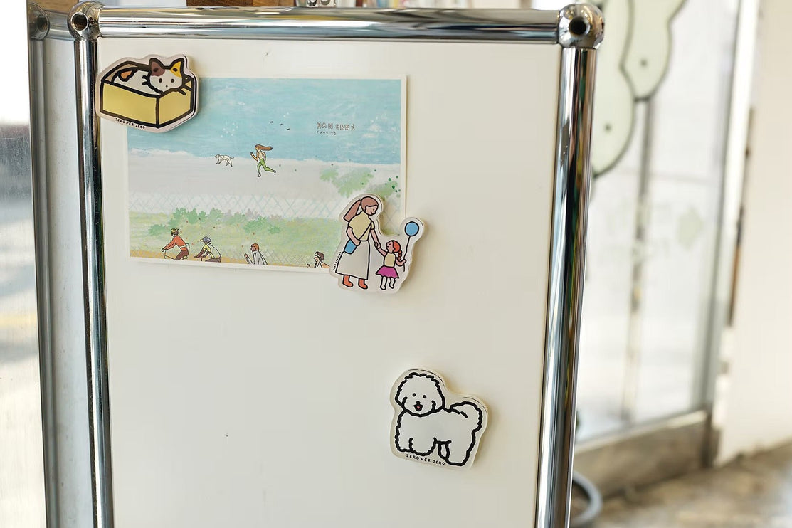 Imán - White Puppy 2 - ColorSwatch