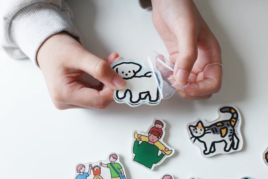 Imán - White Puppy - ColorSwatch