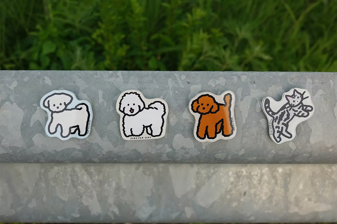 Imán - White Puppy - ColorSwatch