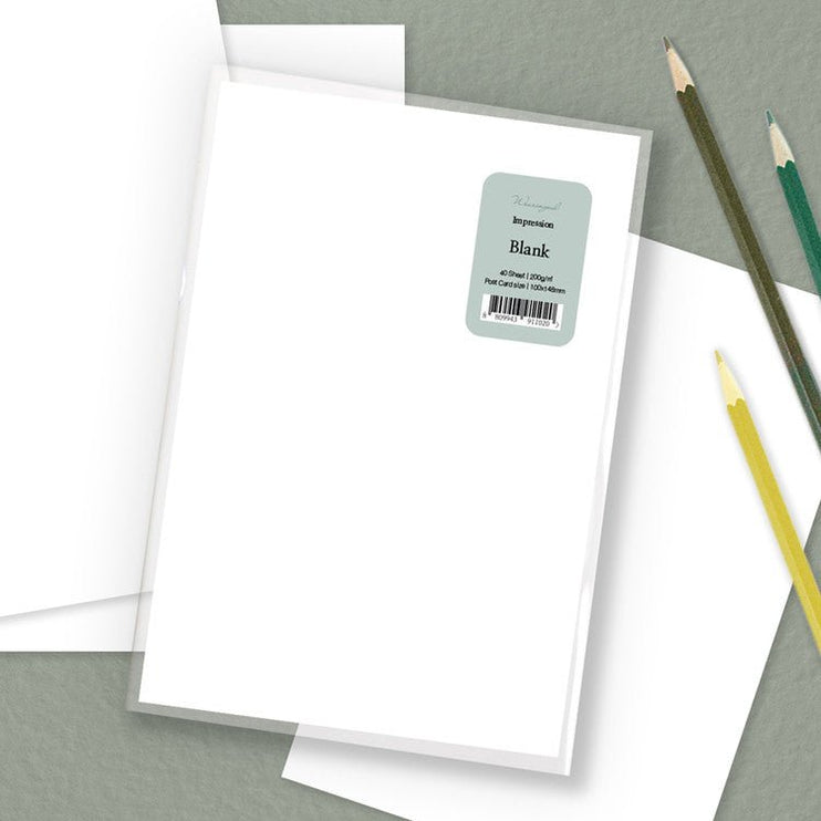 Impression Paper - 40 Postales - En Blanco - ColorSwatch