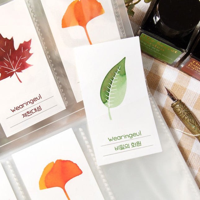 Ink Swatch - Tarjetas Verticales - 50 - Ginko - ColorSwatch