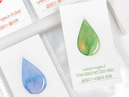 Ink Swatch - Tarjetas Verticales - 50 - Gota - ColorSwatch