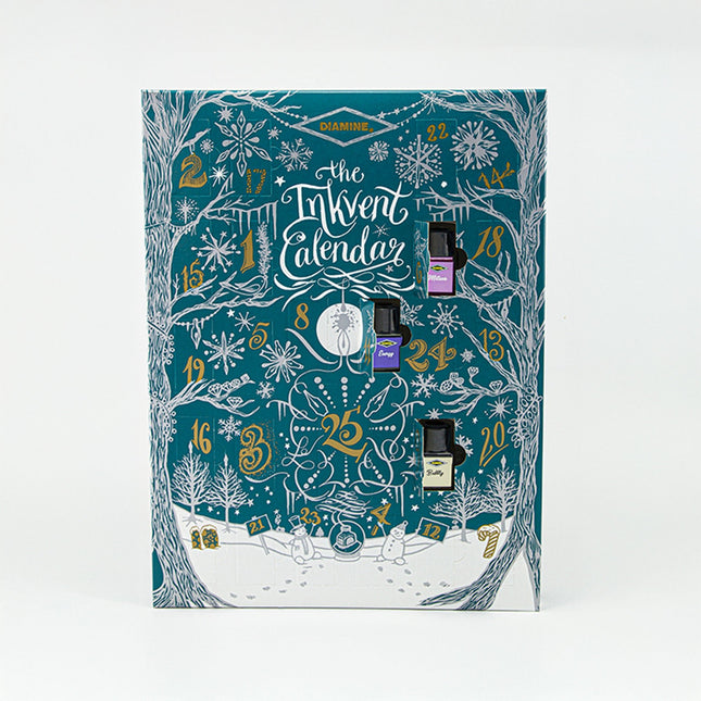 Inkvent Calendar - Teal Edition - Calendario de Adviento de Tintas - ColorSwatch