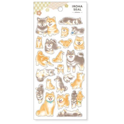 Iroha Stickers - Inu - ColorSwatch
