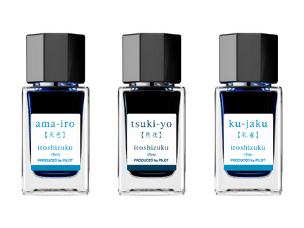 Iroshizuku Ink - Set de 3 (A) - ColorSwatch