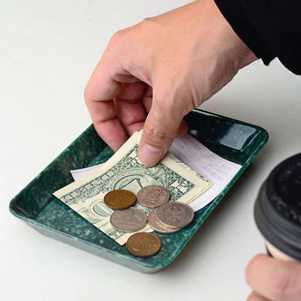 Marble Desk Tray - S - Black