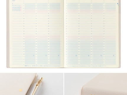 Gradation Diary Day Lenght 2027 - B6 - Ivory