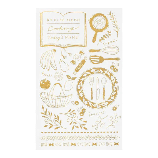 Transfer Foil Stickers - Cocina