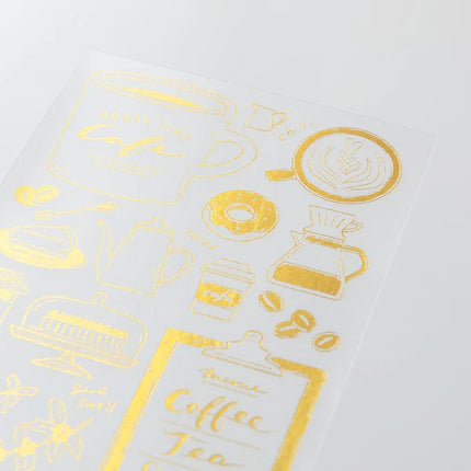 Transfer Foil Stickers - Café