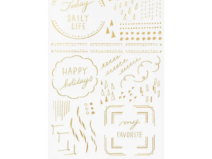 Transfer Foil Stickers - Geometric Patterns