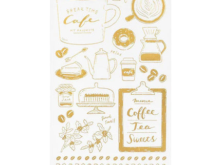 Transfer Foil Stickers - Café