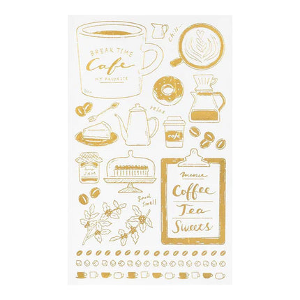Transfer Foil Stickers - Café