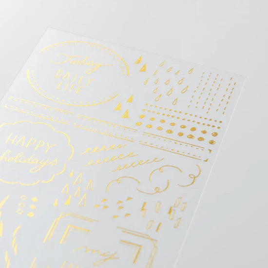 Transfer Foil Stickers - Geometric Patterns