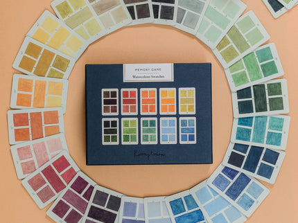 Juego de Memoria - Watercolor Swatches - ColorSwatch