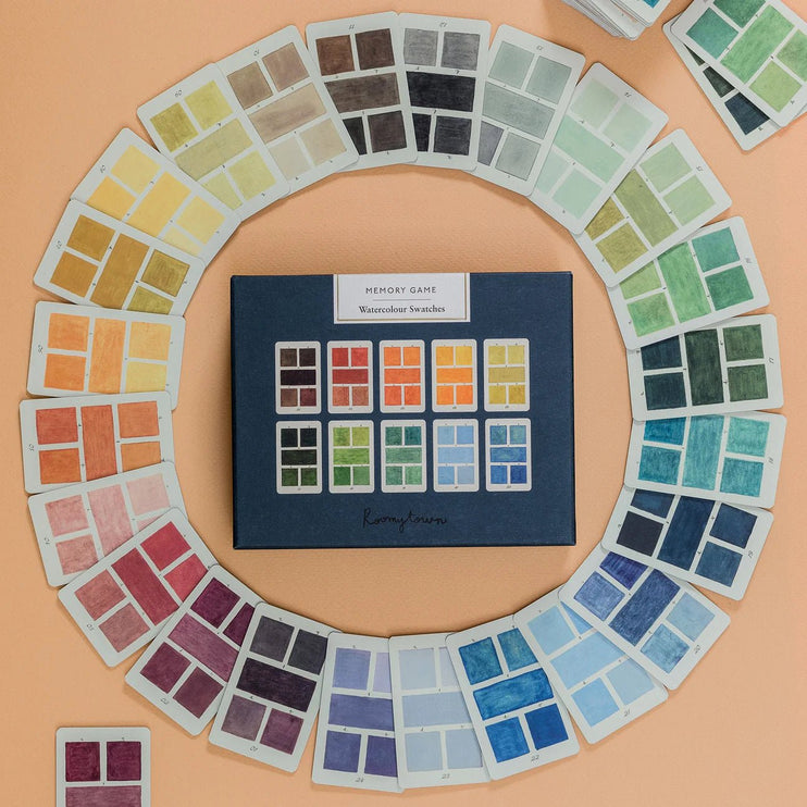 Juego de Memoria - Watercolor Swatches - ColorSwatch
