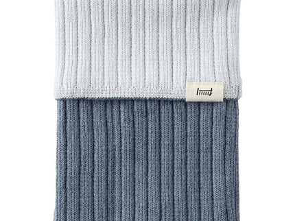 Knitted Book Band with Pockets - Two Tone Blue - ColorSwatch
