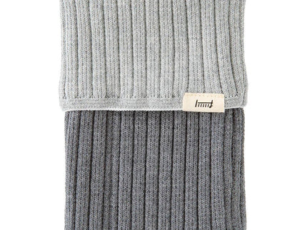 Knitted Book Band with Pockets - Two Tone Gray - ColorSwatch