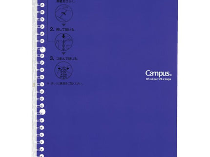 Campus Binder Smart Ring Dotted - B5 Violet