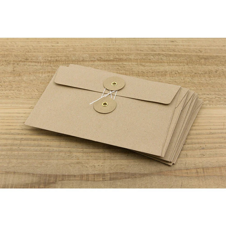 KRAFT ENVELOPE with string (M) - Brown - ColorSwatch