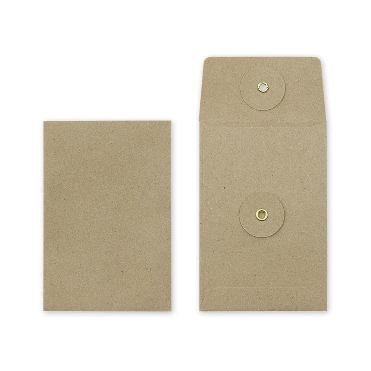 KRAFT ENVELOPE with string (S) - Brown - ColorSwatch