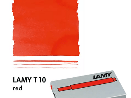 LAMY Cartuchos T-10 - Red - ColorSwatch