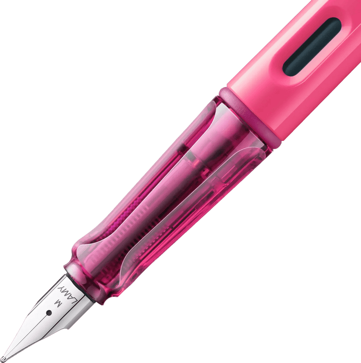 LAMY Safari Fountain Pen M - Neon pink - Edición especial - ColorSwatch