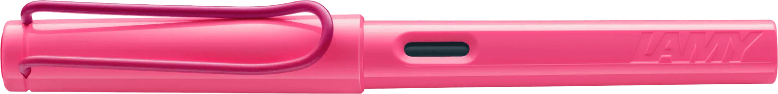 LAMY Safari Fountain Pen M - Neon pink - Edición especial - ColorSwatch