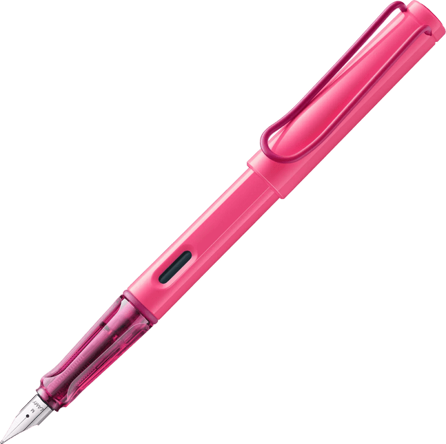 LAMY Safari Fountain Pen M - Neon pink - Edición especial - ColorSwatch