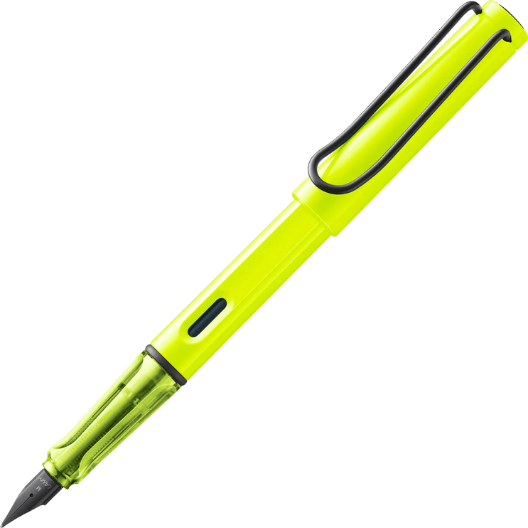 LAMY Safari Fountain Pen M - Neon yellow - Edición especial - ColorSwatch
