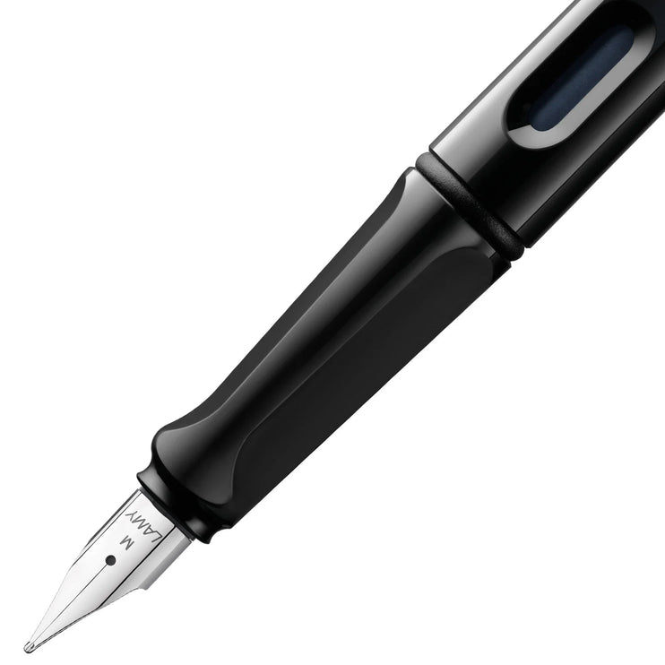 LAMY Safari Fountain Pen M - Shiny black - ColorSwatch
