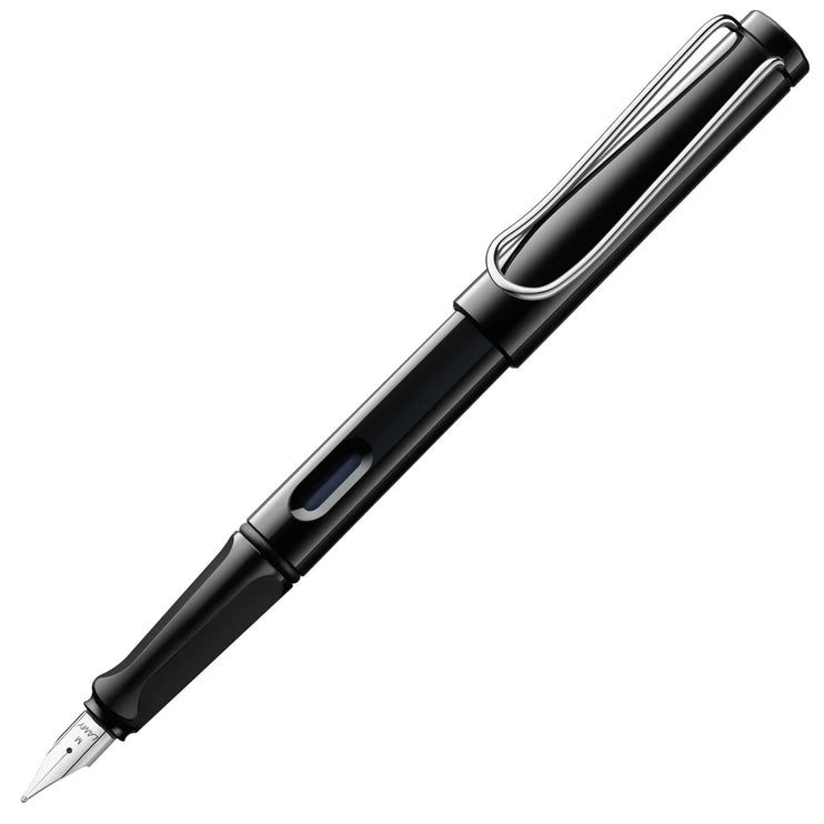 LAMY Safari Fountain Pen M - Shiny black - ColorSwatch