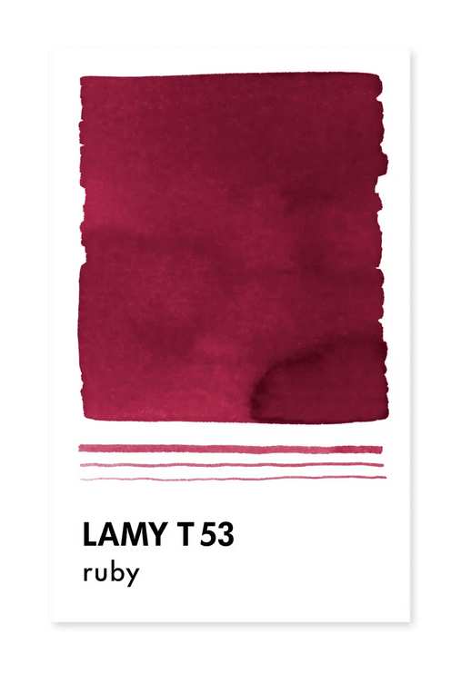 LAMY T53 - Tinta Premium 30mL - Ruby - ColorSwatch