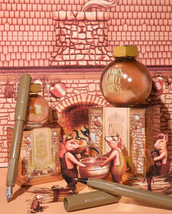 Lapicero rellenable - Roundabout - Oinking Embers - ColorSwatch