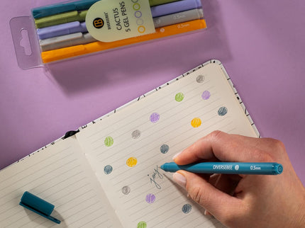 Lapiceros para Biblia (Fino) - Set de 5 (Cactus) - ColorSwatch