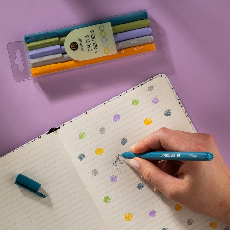 Lapiceros para Biblia (Fino) - Set de 5 (Cactus) - ColorSwatch