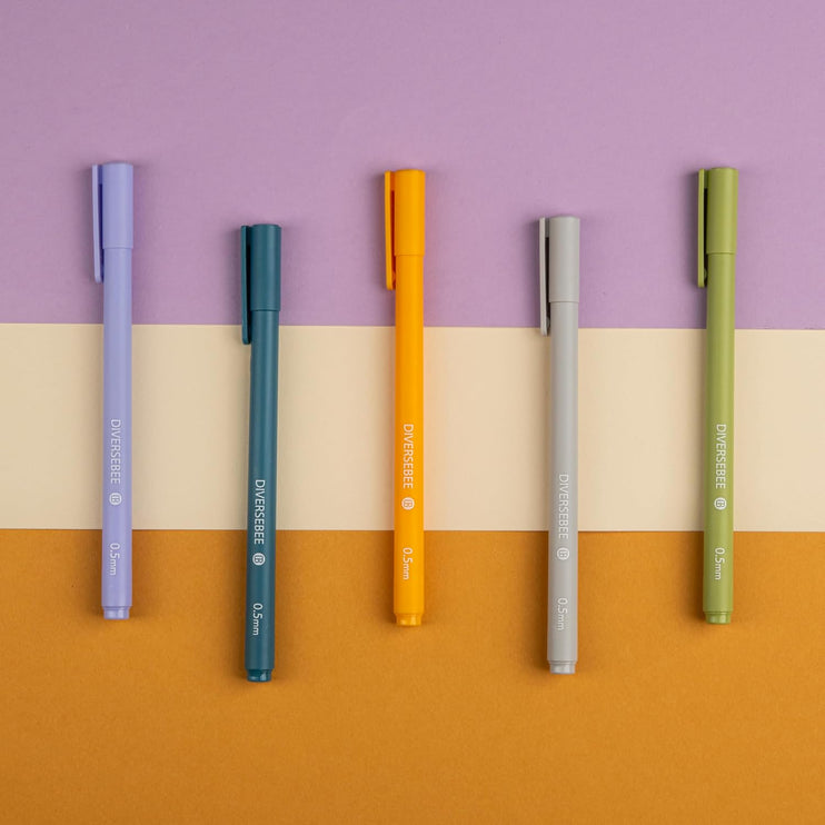 Lapiceros para Biblia (Fino) - Set de 5 (Cactus) - ColorSwatch