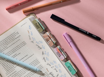 Lapiceros para Biblia (Fino) - Set de 5 (Lotus) - ColorSwatch