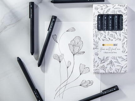 Lapiceros para Biblia (Gel) - Set de 5 - Black - ColorSwatch