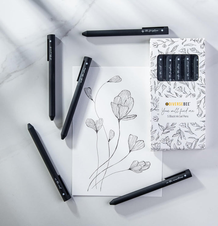 Lapiceros para Biblia (Gel) - Set de 5 - Black - ColorSwatch