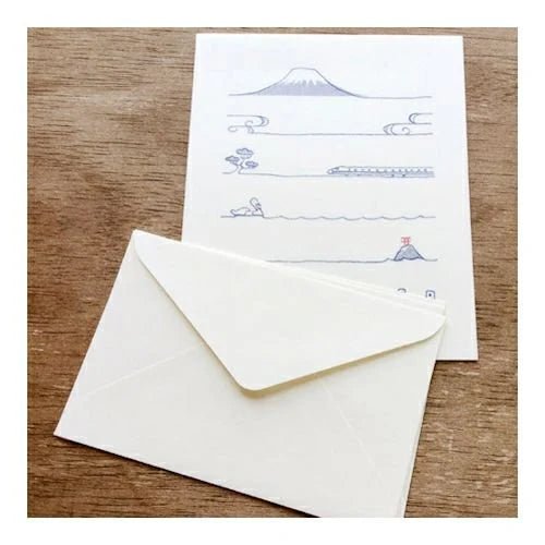Letter Set - Playful Paper - Mt. Fuji - ColorSwatch