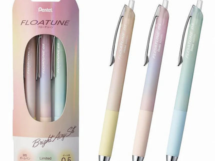 Pentel Floatune Airy - Set de 3 - Bright