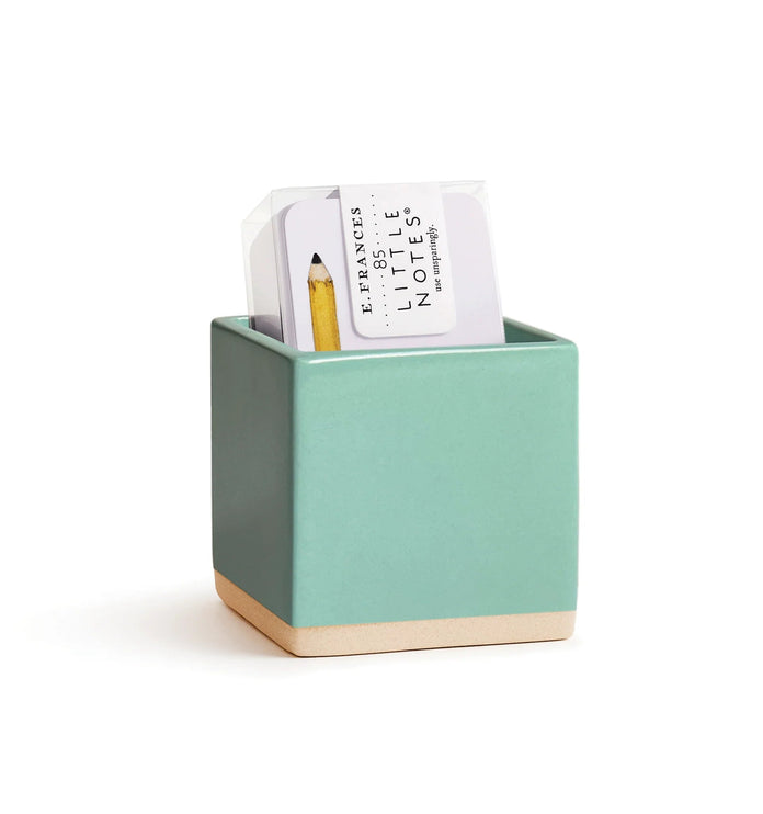 Little Notes Ceramic Holder - Minty - ColorSwatch