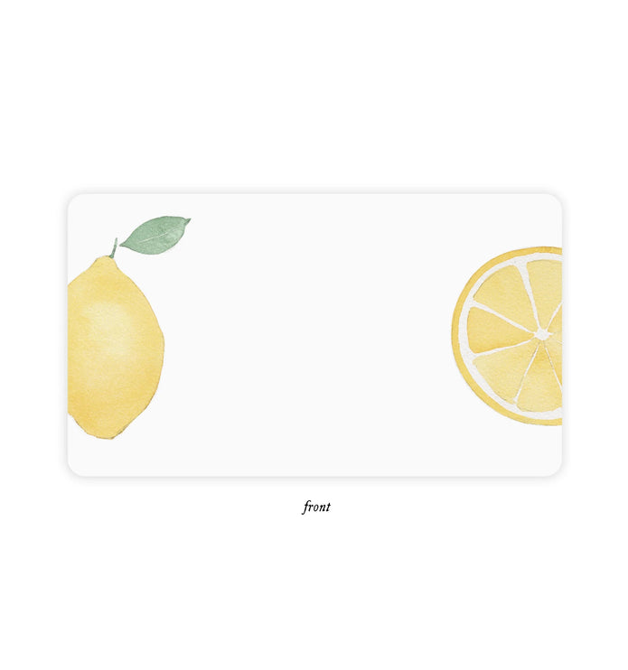 Little Notes - Lemon - ColorSwatch