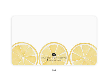 Little Notes - Lemon - ColorSwatch
