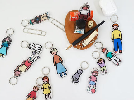 Llavero - Girl 1 - ColorSwatch