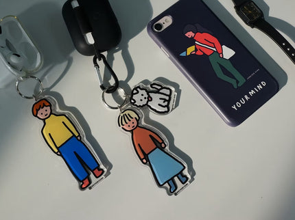 Llavero - Man with Dog - ColorSwatch