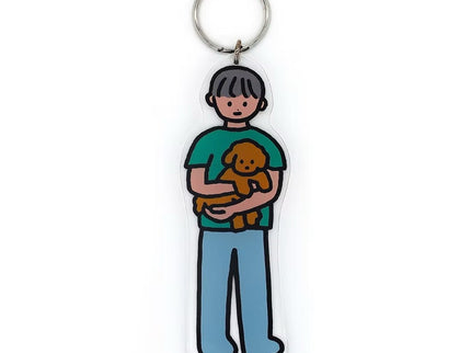 Llavero - Man with Dog - ColorSwatch