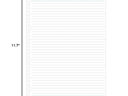 Loose Leaf - A4 - Línas - ColorSwatch