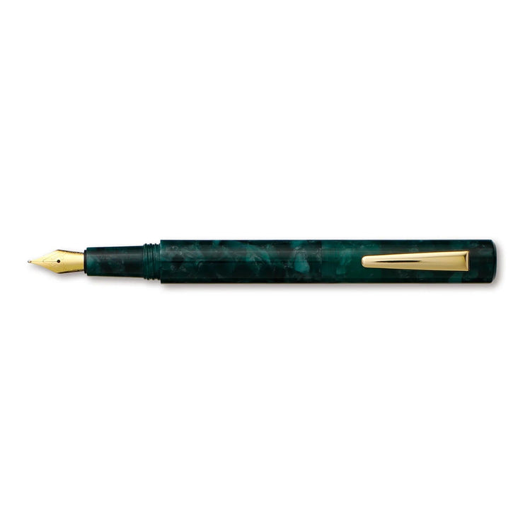 Marbled Fountain Pen - Green - ColorSwatch