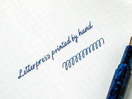 Marbled Fountain Pen - Navy - ColorSwatch